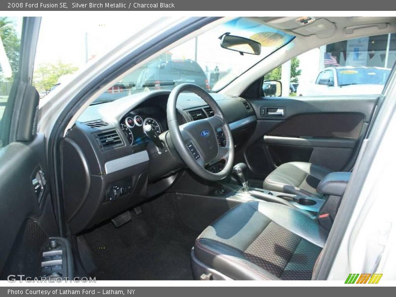 Silver Birch Metallic / Charcoal Black 2008 Ford Fusion SE