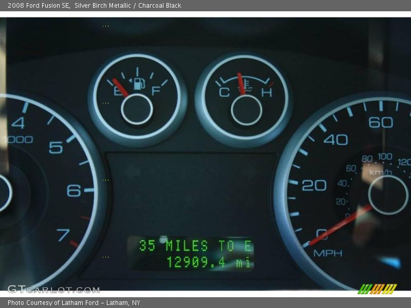 Silver Birch Metallic / Charcoal Black 2008 Ford Fusion SE