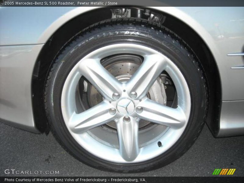 Pewter Metallic / Stone 2005 Mercedes-Benz SL 500 Roadster