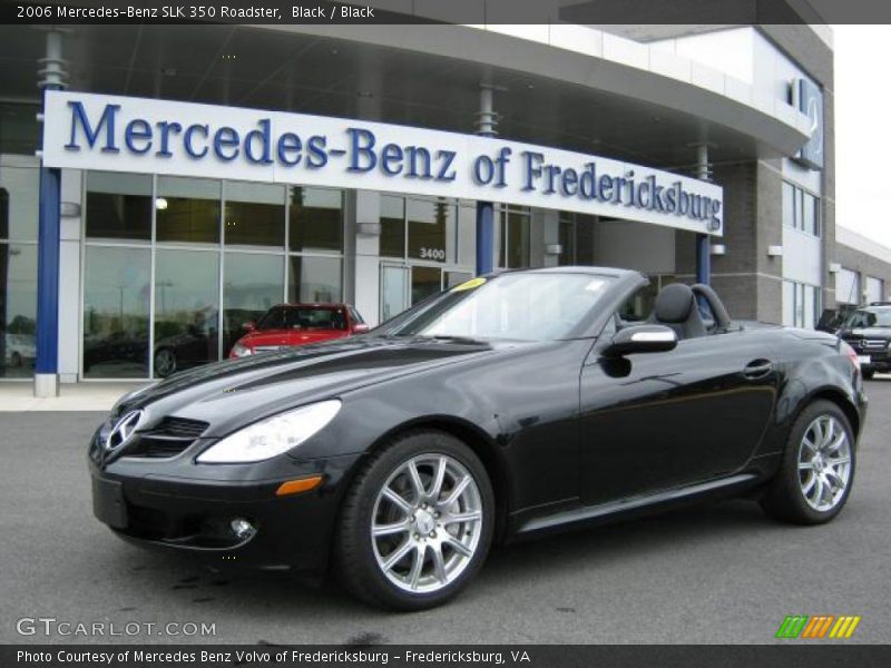 Black / Black 2006 Mercedes-Benz SLK 350 Roadster