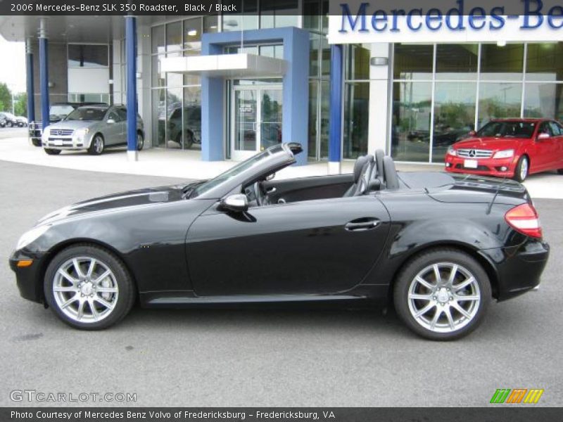 Black / Black 2006 Mercedes-Benz SLK 350 Roadster