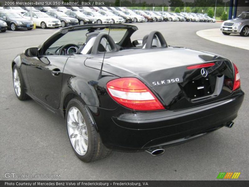 Black / Black 2006 Mercedes-Benz SLK 350 Roadster