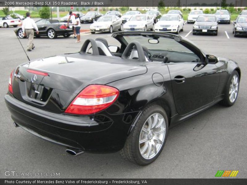 Black / Black 2006 Mercedes-Benz SLK 350 Roadster