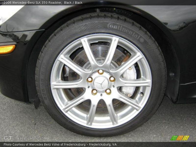Black / Black 2006 Mercedes-Benz SLK 350 Roadster