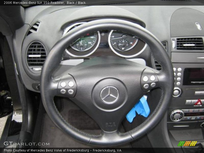 Black / Black 2006 Mercedes-Benz SLK 350 Roadster