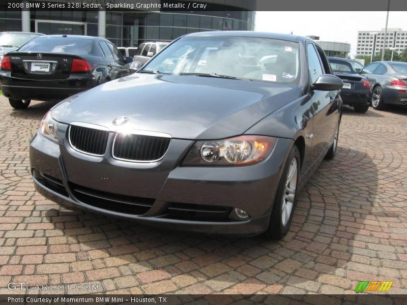 Sparkling Graphite Metallic / Gray 2008 BMW 3 Series 328i Sedan