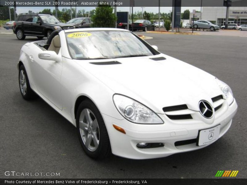 Alabaster White / Beige 2006 Mercedes-Benz SLK 280 Roadster