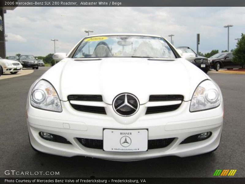Alabaster White / Beige 2006 Mercedes-Benz SLK 280 Roadster