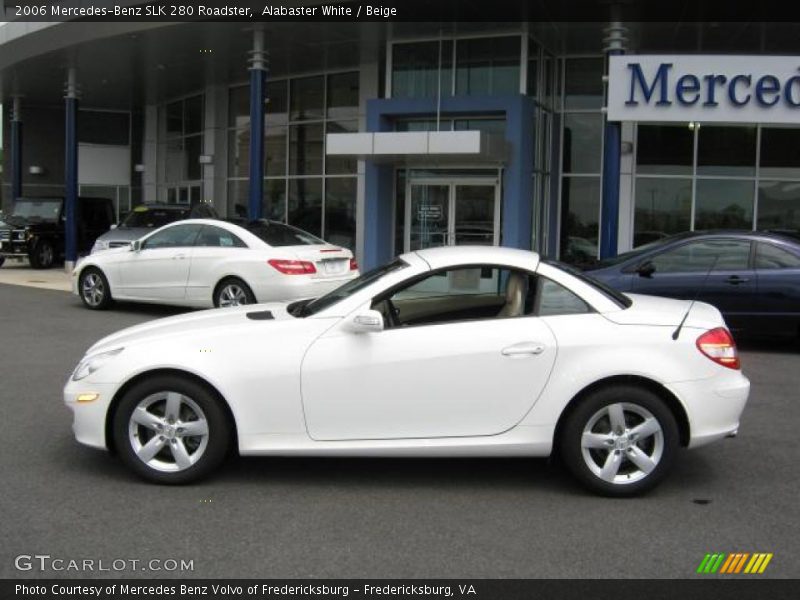 Alabaster White / Beige 2006 Mercedes-Benz SLK 280 Roadster