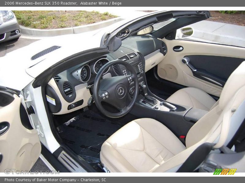 Alabaster White / Beige 2006 Mercedes-Benz SLK 350 Roadster