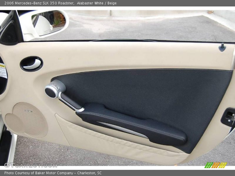 Alabaster White / Beige 2006 Mercedes-Benz SLK 350 Roadster