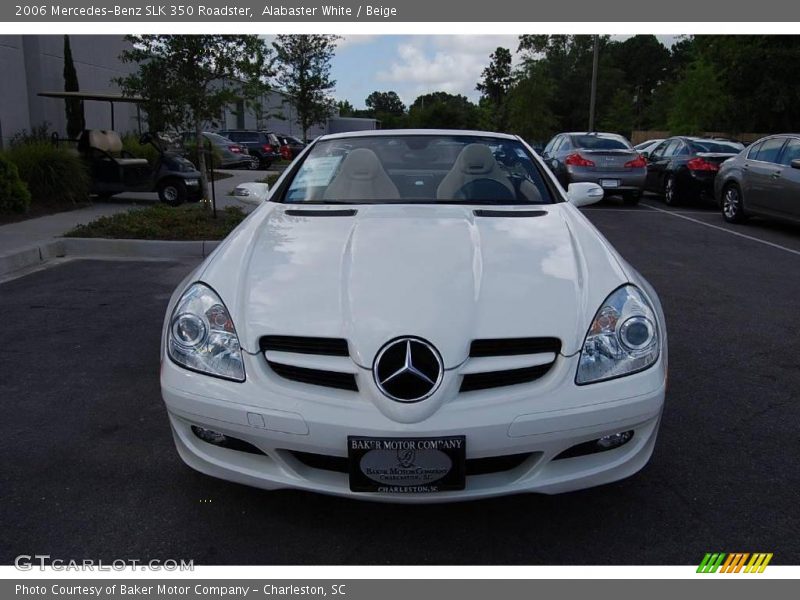 Alabaster White / Beige 2006 Mercedes-Benz SLK 350 Roadster