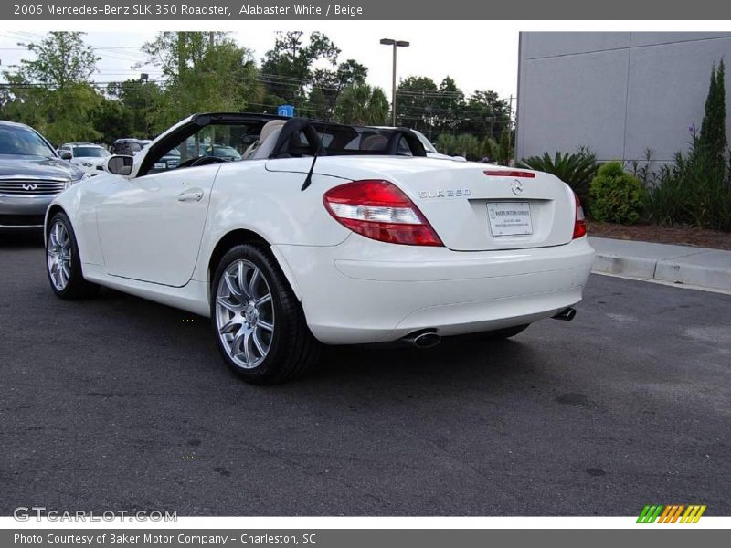 Alabaster White / Beige 2006 Mercedes-Benz SLK 350 Roadster