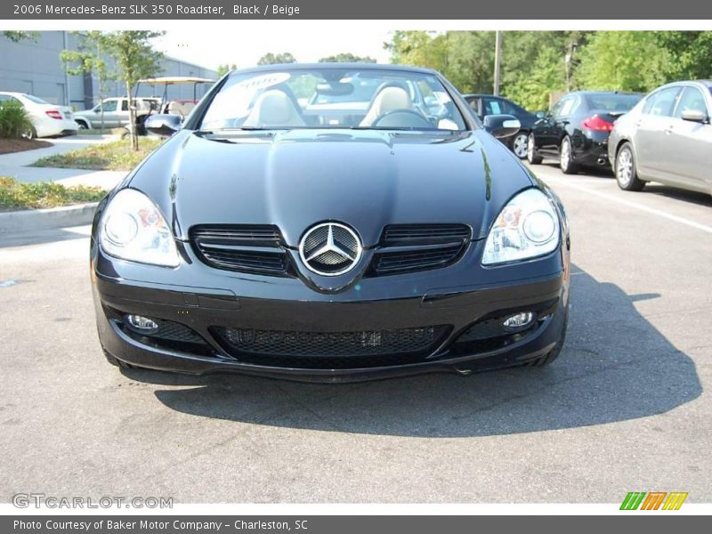 Black / Beige 2006 Mercedes-Benz SLK 350 Roadster