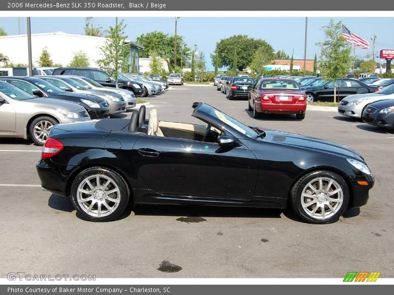 Black / Beige 2006 Mercedes-Benz SLK 350 Roadster