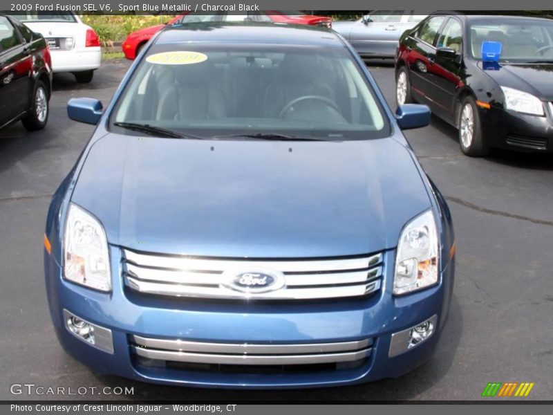 Sport Blue Metallic / Charcoal Black 2009 Ford Fusion SEL V6