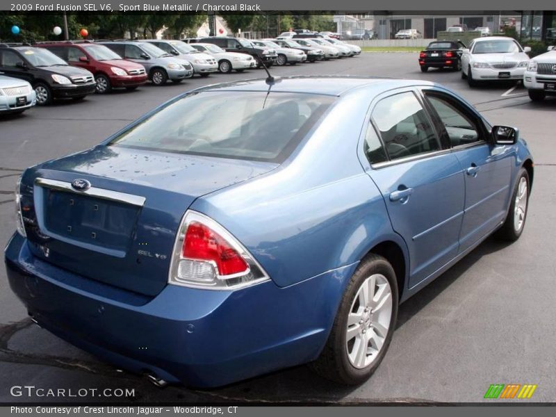 Sport Blue Metallic / Charcoal Black 2009 Ford Fusion SEL V6