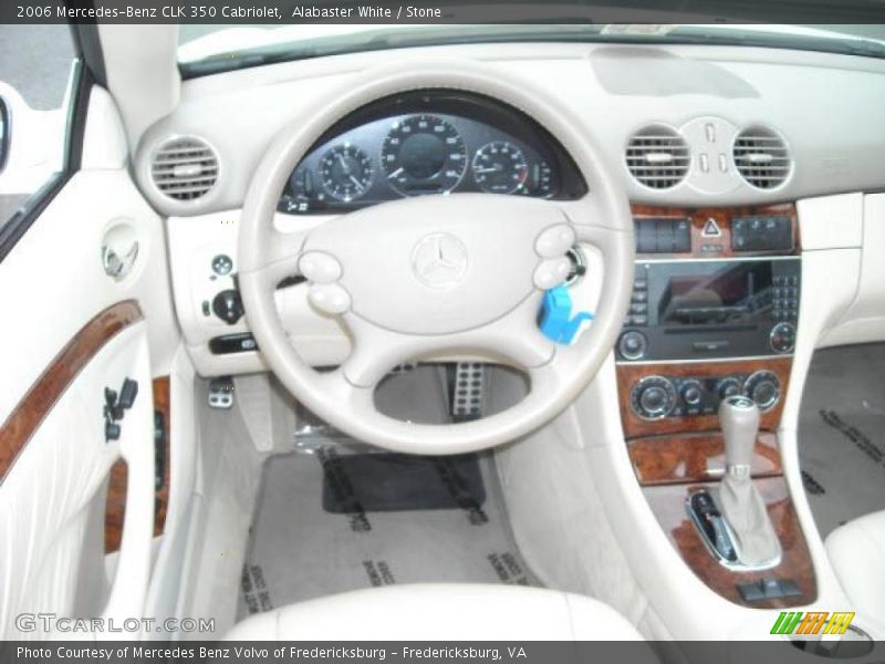 Alabaster White / Stone 2006 Mercedes-Benz CLK 350 Cabriolet