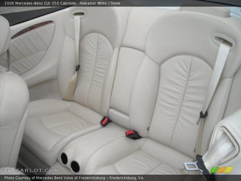 Alabaster White / Stone 2006 Mercedes-Benz CLK 350 Cabriolet