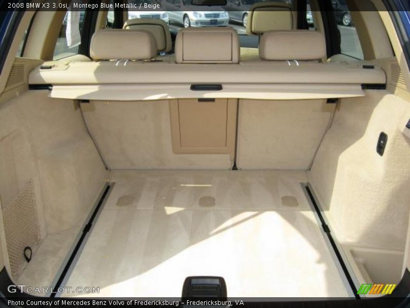 Montego Blue Metallic / Beige 2008 BMW X3 3.0si