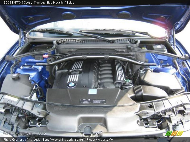 Montego Blue Metallic / Beige 2008 BMW X3 3.0si