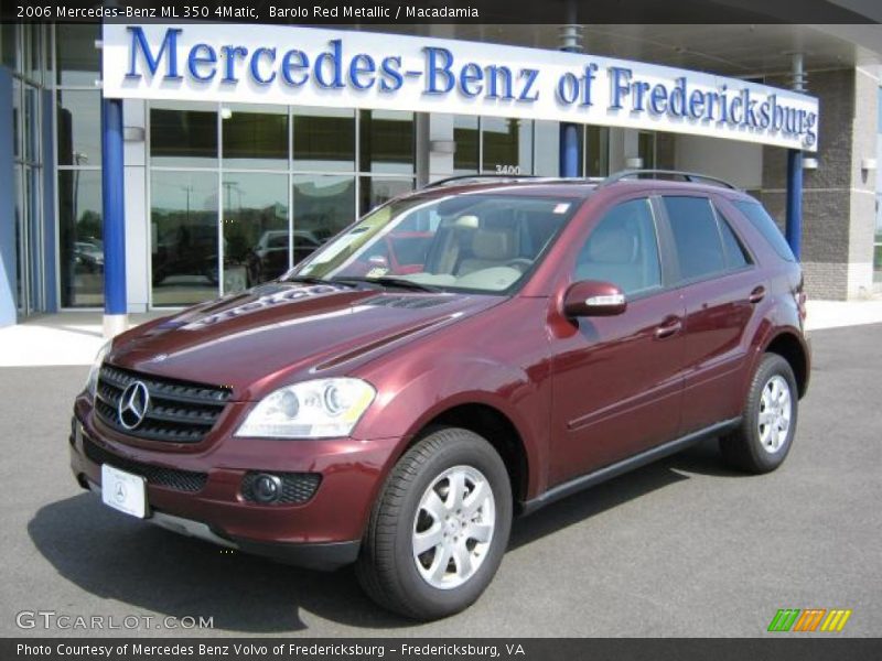 Barolo Red Metallic / Macadamia 2006 Mercedes-Benz ML 350 4Matic