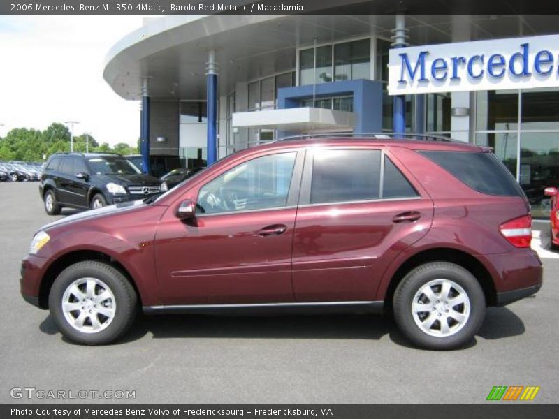 Barolo Red Metallic / Macadamia 2006 Mercedes-Benz ML 350 4Matic