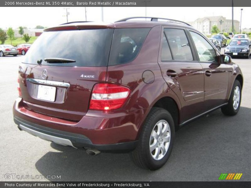 Barolo Red Metallic / Macadamia 2006 Mercedes-Benz ML 350 4Matic