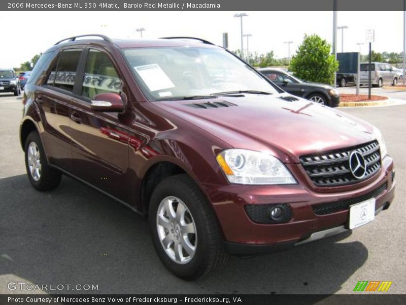 Barolo Red Metallic / Macadamia 2006 Mercedes-Benz ML 350 4Matic