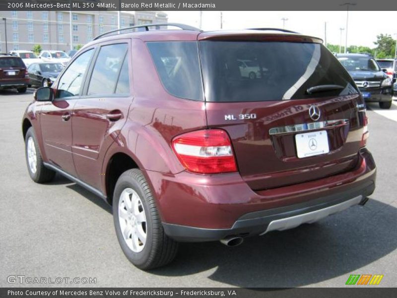Barolo Red Metallic / Macadamia 2006 Mercedes-Benz ML 350 4Matic