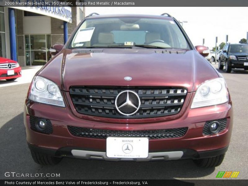 Barolo Red Metallic / Macadamia 2006 Mercedes-Benz ML 350 4Matic