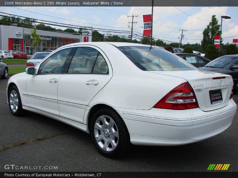 Alabaster White / Stone 2006 Mercedes-Benz C 280 4Matic Luxury