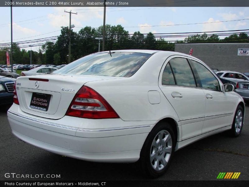 Alabaster White / Stone 2006 Mercedes-Benz C 280 4Matic Luxury