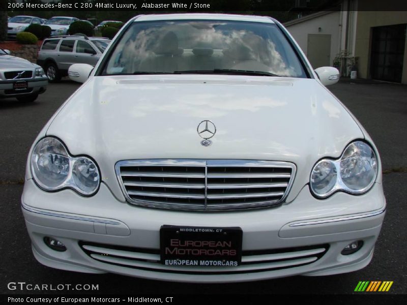 Alabaster White / Stone 2006 Mercedes-Benz C 280 4Matic Luxury