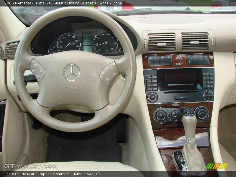 Alabaster White / Stone 2006 Mercedes-Benz C 280 4Matic Luxury