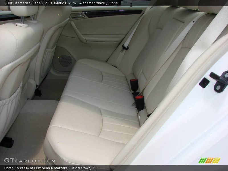 Alabaster White / Stone 2006 Mercedes-Benz C 280 4Matic Luxury