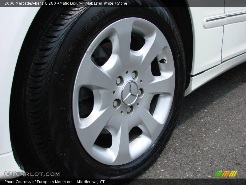 Alabaster White / Stone 2006 Mercedes-Benz C 280 4Matic Luxury
