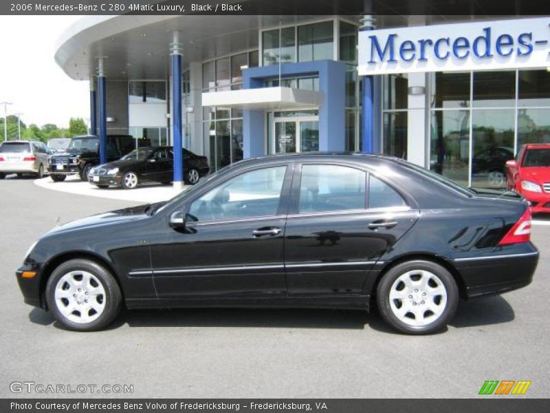 Black / Black 2006 Mercedes-Benz C 280 4Matic Luxury