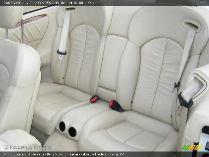 Arctic White / Stone 2007 Mercedes-Benz CLK 350 Cabriolet