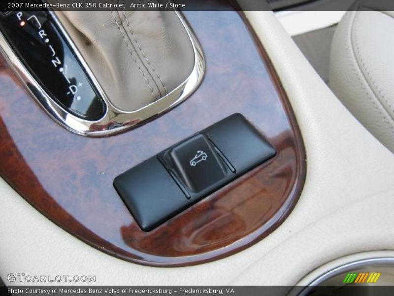 Arctic White / Stone 2007 Mercedes-Benz CLK 350 Cabriolet