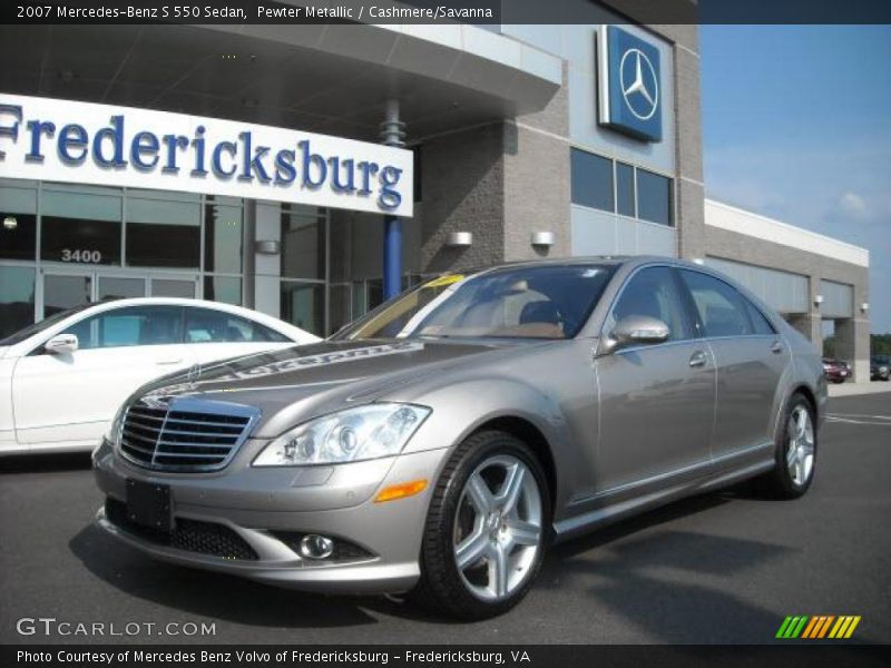 Pewter Metallic / Cashmere/Savanna 2007 Mercedes-Benz S 550 Sedan
