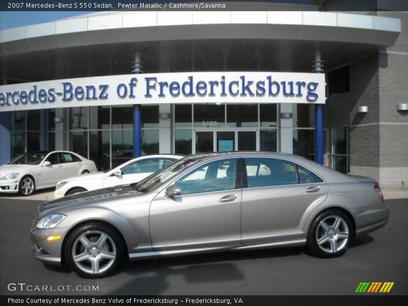 Pewter Metallic / Cashmere/Savanna 2007 Mercedes-Benz S 550 Sedan