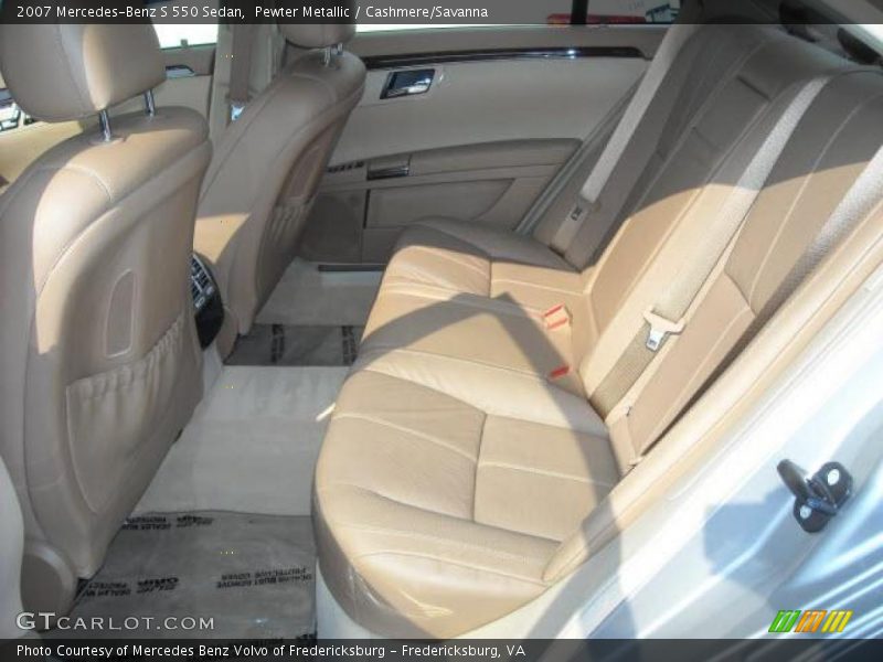 Pewter Metallic / Cashmere/Savanna 2007 Mercedes-Benz S 550 Sedan