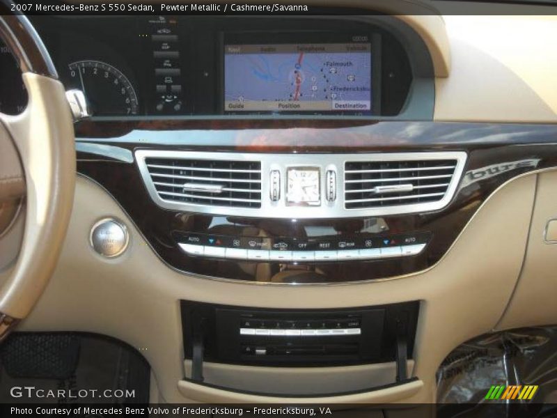 Pewter Metallic / Cashmere/Savanna 2007 Mercedes-Benz S 550 Sedan