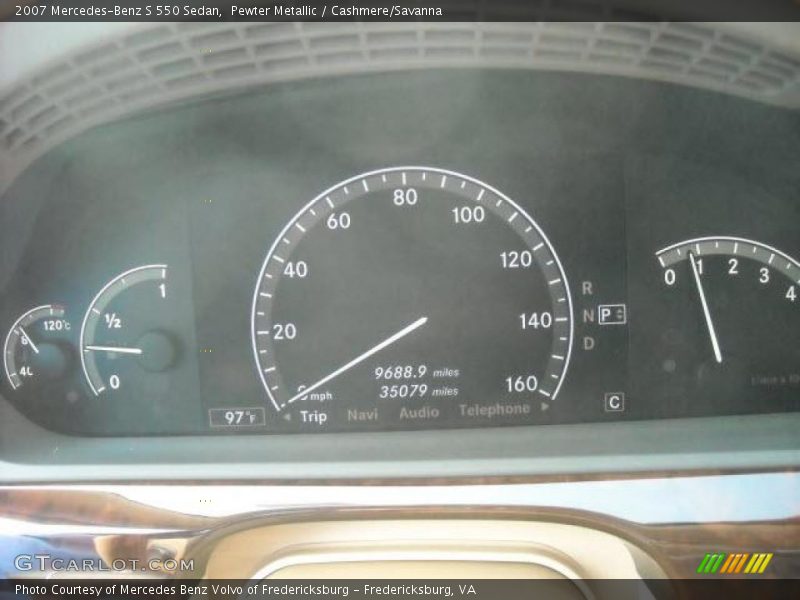 Pewter Metallic / Cashmere/Savanna 2007 Mercedes-Benz S 550 Sedan