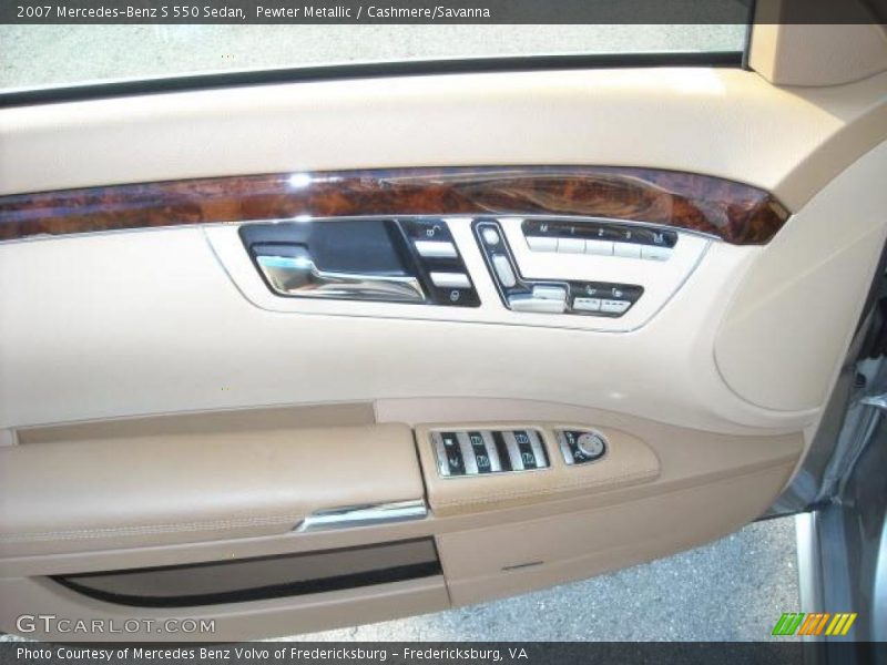 Pewter Metallic / Cashmere/Savanna 2007 Mercedes-Benz S 550 Sedan