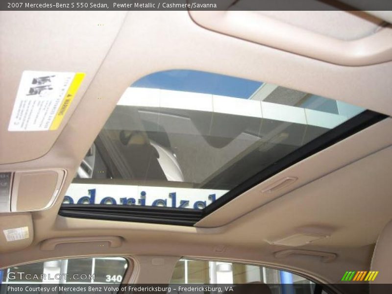 Pewter Metallic / Cashmere/Savanna 2007 Mercedes-Benz S 550 Sedan