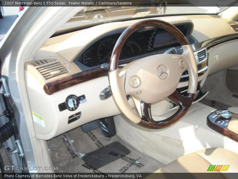 Pewter Metallic / Cashmere/Savanna 2007 Mercedes-Benz S 550 Sedan