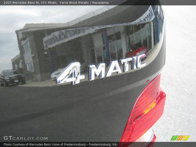 Verde Brook Metallic / Macadamia 2007 Mercedes-Benz ML 350 4Matic