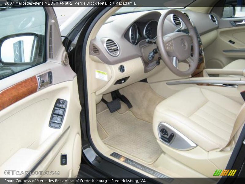 Verde Brook Metallic / Macadamia 2007 Mercedes-Benz ML 350 4Matic